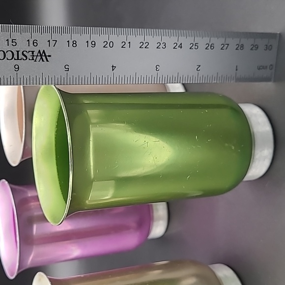 Vintage 1950s Aluminum Tumblers Set of 4 - Picture 6 of 7